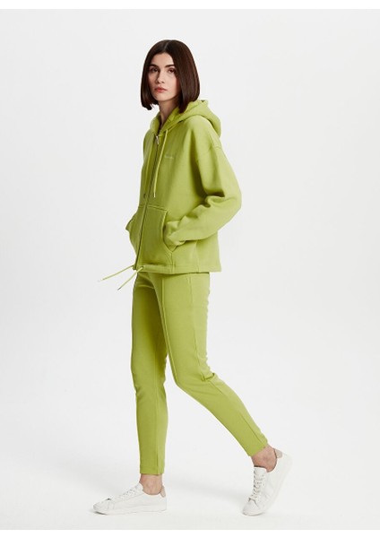 Yeşil Fermuarlı Sweatshirt modelleri
