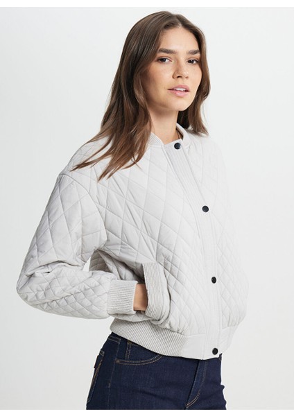 Gri Kadın Bomber Relaxed Mont W242741035 Gray Dış Giyim fiyatları