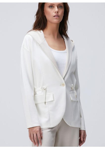 Kırık Beyaz Kadın Regular Fit Ceket 1094247 fırsatları