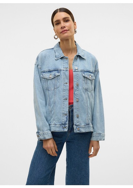 Mavi Kadın Oversize Ceket Vmtessa Ls Oversıze Denım Jacket Ga