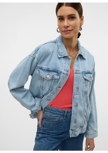 Mavi Kadın Oversize Ceket Vmtessa Ls Oversıze Denım Jacket Ga