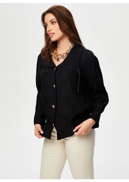 Siyah Kadın Comfort Fit Ceket US25CKT013 fırsatları