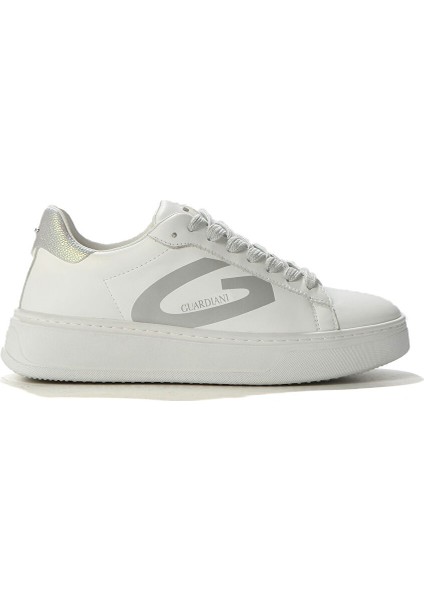 Beyaz Kadın Deri Sneaker G03G100028