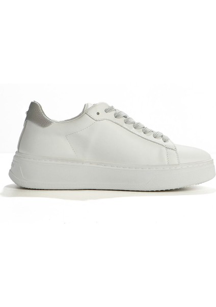 Beyaz Kadın Deri Sneaker G03G100028 fiyatları