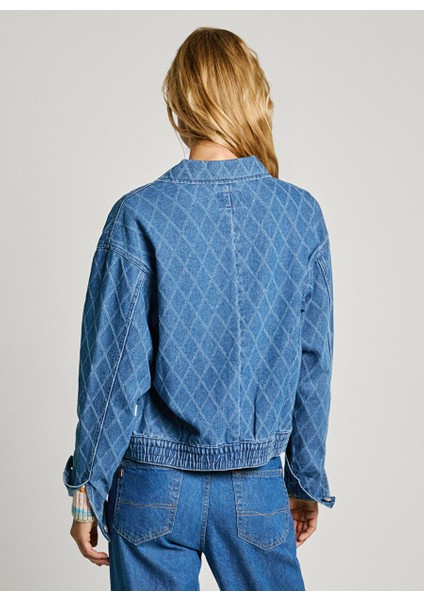 Mavi Kadın Ceket Normal Desenli Denim Ceket PL402414 fırsatları