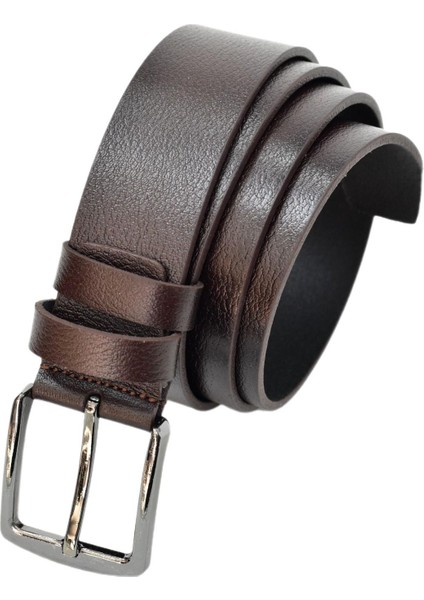 Erkek Kahverengi Hakiki Deri Kemer Jeans Için DYN12530-2 fiyatları