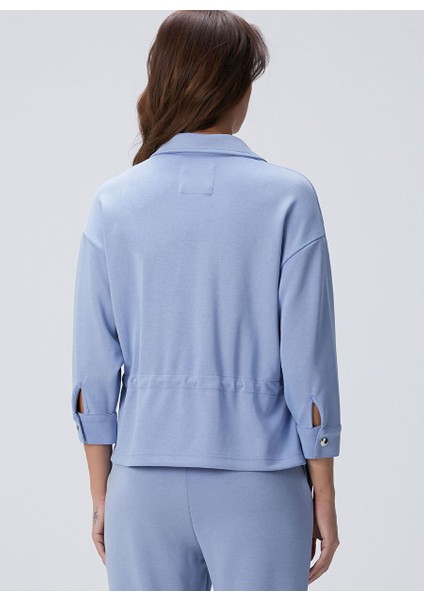 Açık Mavi Kadın Regular Fit Ceket 1094248