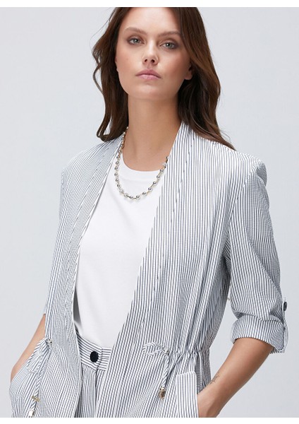 Lacivert Kadın Regular Fit Ceket 1094927