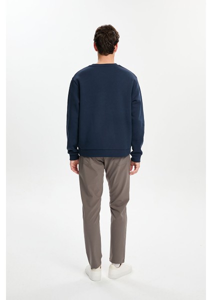 Lacivert Harvest Nakışlı Sweatshirt fırsatları