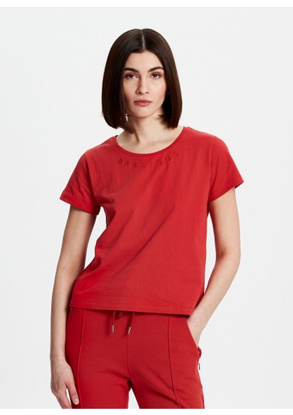 Kırmızı Klasik T-Shirt
