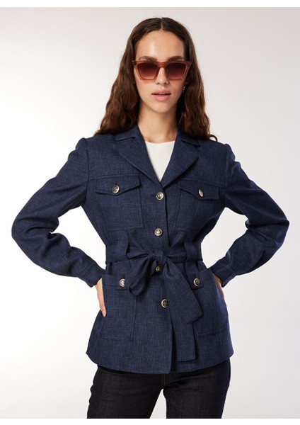Rahat Lacivert Kadın Blazer F3WL-CKT9