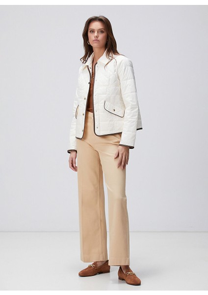 Beyaz Kadın Regular Fit Mont 1093920 fiyatları