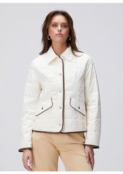 Beyaz Kadın Regular Fit Mont 1093920 fırsatları
