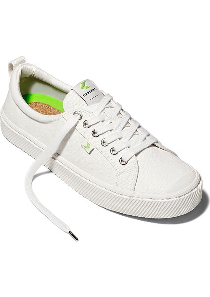 100103W01W-OCA Low Canvas Kırık Beyaz Kanvas Kadın Günlük Spor Ayakkabı modelleri