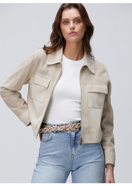 Gri Kadın Regular Fit Mont 1093875