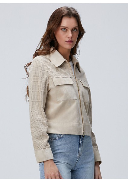 Gri Kadın Regular Fit Mont 1093875