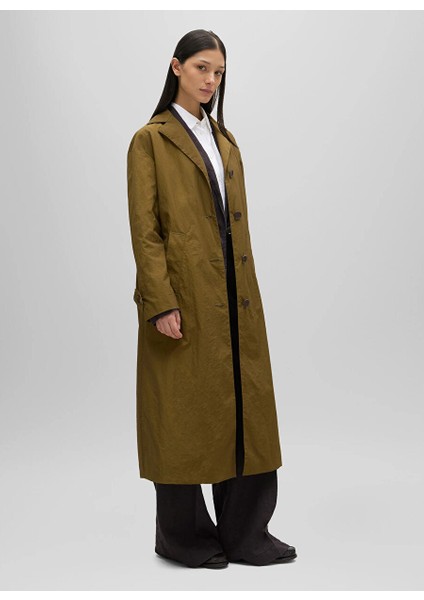 Kahverengi Kadın Standart Trençkot N N531 P051