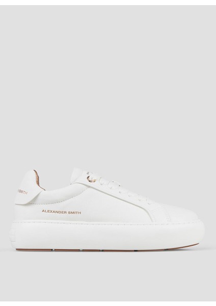 Beyaz Kadın Deri Sneaker ASBBSOW3560TWT