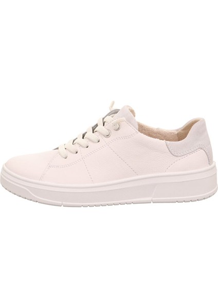 Beyaz Kadın Deri Sneaker 2-000304-1000