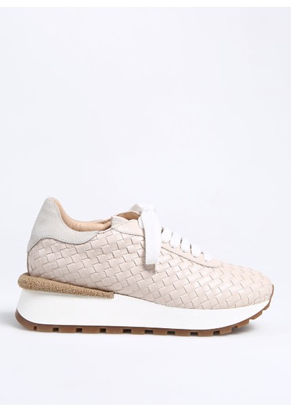 Bej Kadın Sneaker 8510B