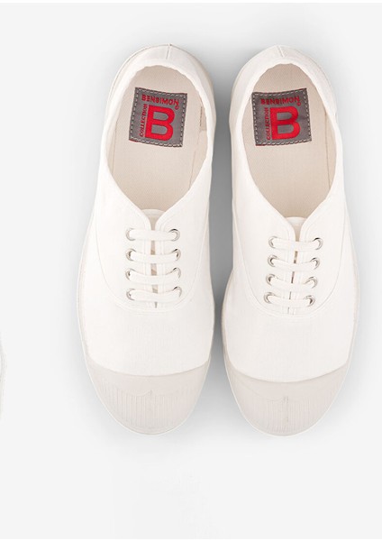 Beyaz Kadın Sneaker Tennıs Lacet