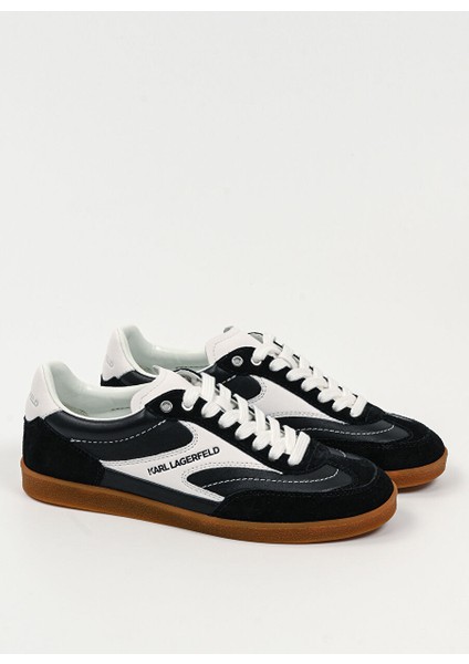 Siyah Kadın Deri Sneaker KL63855