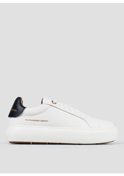 Beyaz Kadın Deri Sneaker ASBBSOW3561WBK