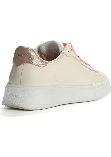 Beyaz-Pembe Kadın Deri Sneaker G03G100028 modelleri
