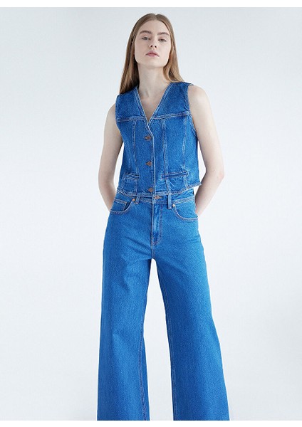 Lacivert Kadın Yelek M1110265-85670 Merlın