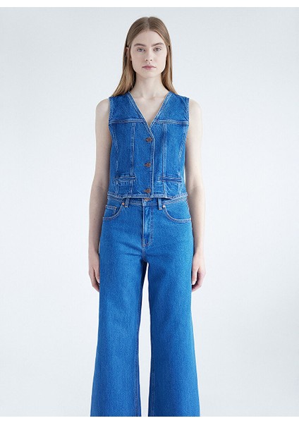 Lacivert Kadın Yelek M1110265-85670 Merlın modelleri