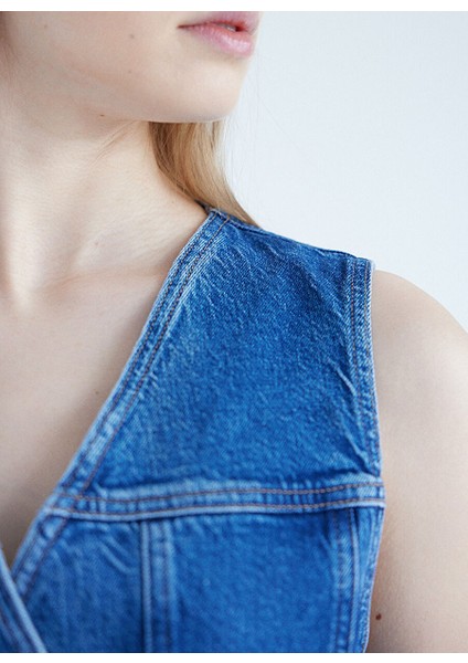 Lacivert Kadın Yelek M1110265-85670 Merlın indirimleri