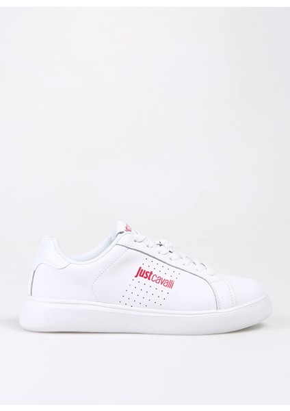 Beyaz Kadın Deri Sneaker 75RA3SB3ZP279003