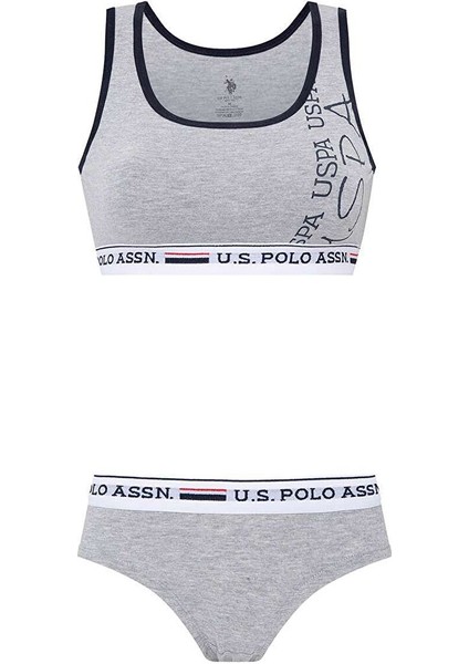 Kadın Gri Melanj Büstiyer Şort Takım fiyatları