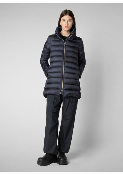 Lacivert Kadın Dik Normal Düz Mont D43620W