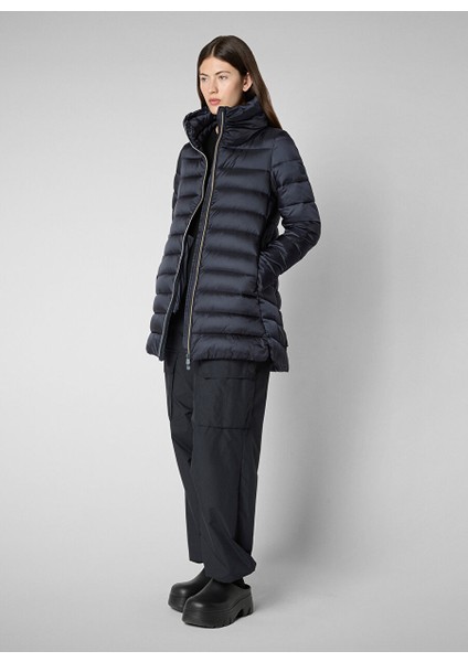 Lacivert Kadın Dik Normal Düz Mont D43620W