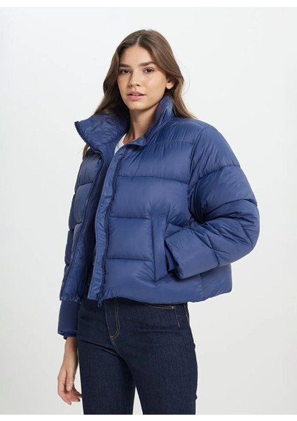 Lacivert Kadın Relaxed Mont W242720410 Navy Dış Giyim