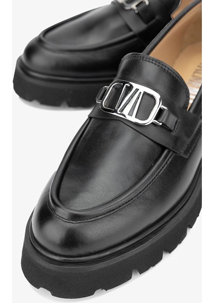 Bordo Kadın Deri Loafer 33 052Y Bn Ayk Y24 modelleri