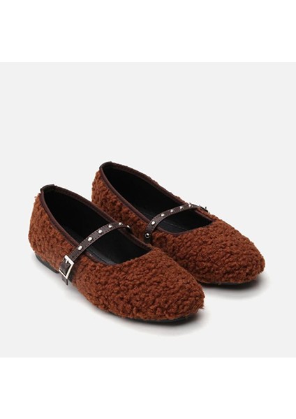 Kahverengi Kadın Peluş Babet 01AYY301010A480 fiyatları