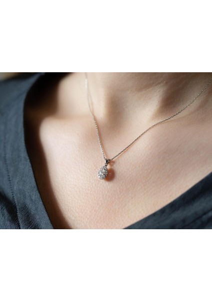 0,21 Ct Tasarım Pırlanta Kolye