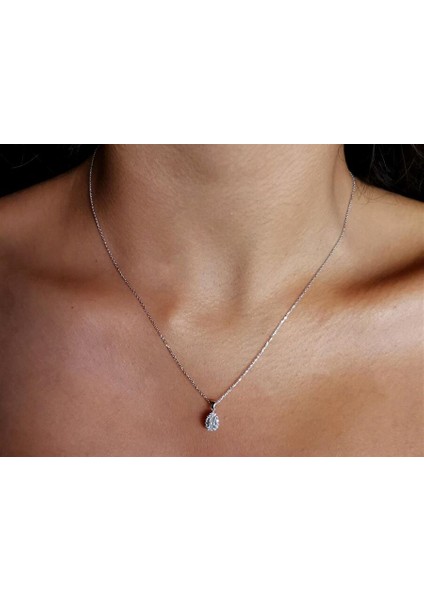0,21 Ct Tasarım Pırlanta Kolye