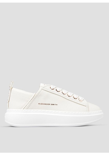 Beyaz Kadın Deri Sneaker ASBBWYW0076TWT