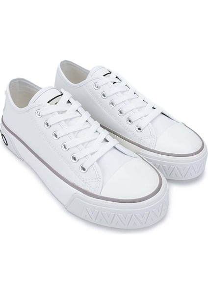 Siyah-Beyaz Kadın Deri Sneaker 1040 95A3603 Bn Ayk Y24 fiyatları