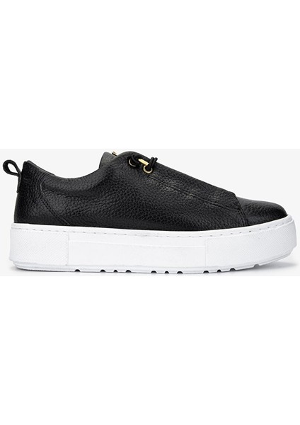 Beyaz Kadın Deri Sneaker 1065 221-2401 Bn Ayk SK24-25