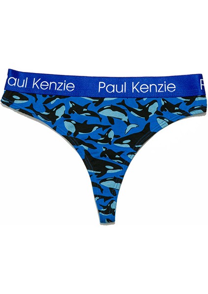 Desenli Kadın String Külot – Eco Characters – Oh Whale