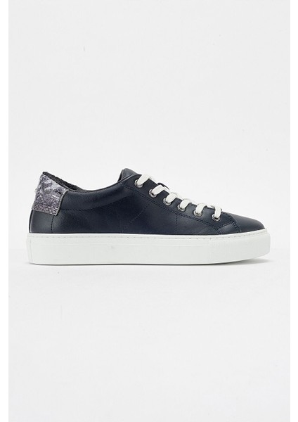 Lacivert Kadın Deri Sneaker 116-240056 fiyatları