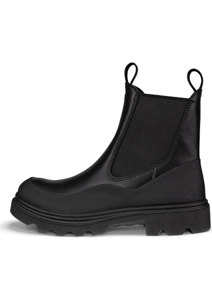 Siyah Kadın Deri Bot Ecco Grainer W Black