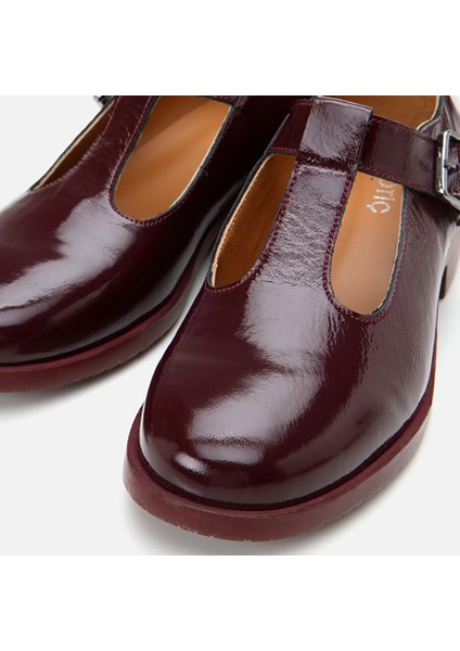 Bordo Kadın Deri Loafer 01AYY299380A780