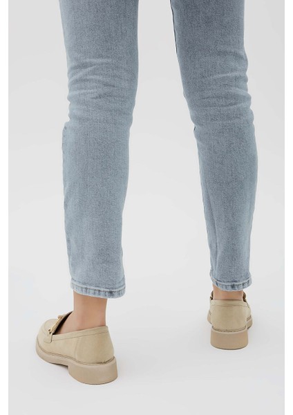 Lacivert Kadın Loafer 817 9503 Bn Ayk Y23