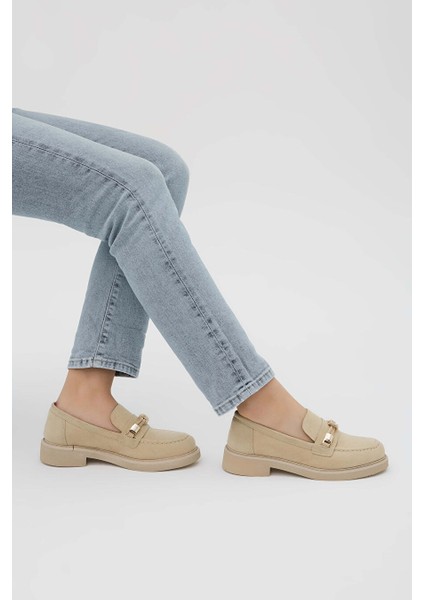 Lacivert Kadın Loafer 817 9503 Bn Ayk Y23