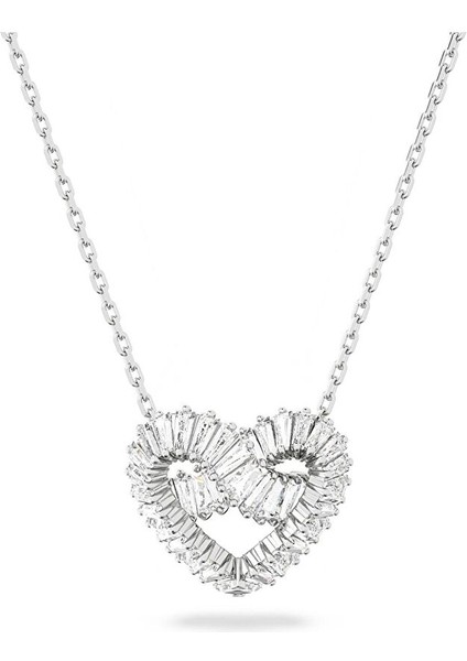 5647924 Swarovski Kolye Matrix:pend Hrt Woven Whi/rhs